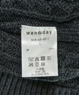 wenzday（ウェンズデイ）ニット・セーター グレー サイズ:L メンズ/2200711596078