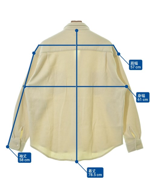 wenzday（ウェンズデイ）カジュアルシャツ 白 サイズ:M メンズ/2200635770042