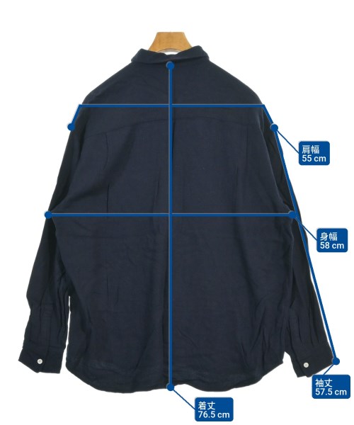 wenzday（ウェンズデイ）カジュアルシャツ 紺 サイズ:-(M位) メンズ/2200670511129