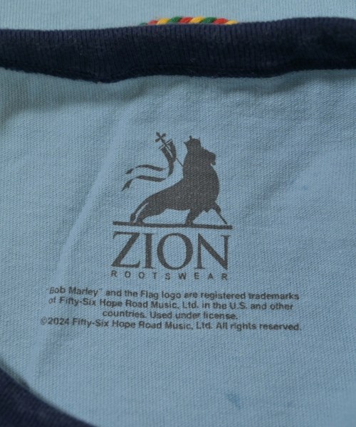 ZION ROOTSWEAR（ザイオンルーツウェア）Tシャツ・カットソー 青 サイズ:L メンズ/2200649273188