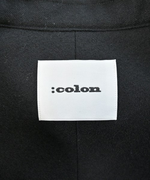 :colon（コロン）カジュアルシャツ 黒 サイズ:1(S位) メンズ/2200656616015
