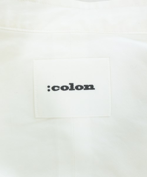 :colon（コロン）カジュアルシャツ 白 サイズ:1(S位) メンズ/2200680320049