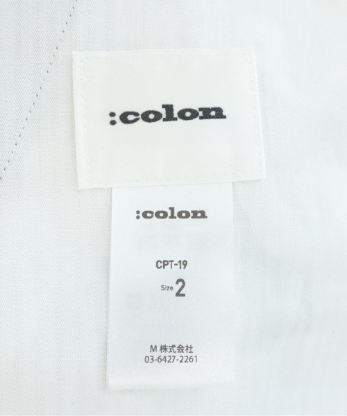:colon（コロン）クロップドパンツ グレー サイズ:2(M位) メンズ/2200680320100
