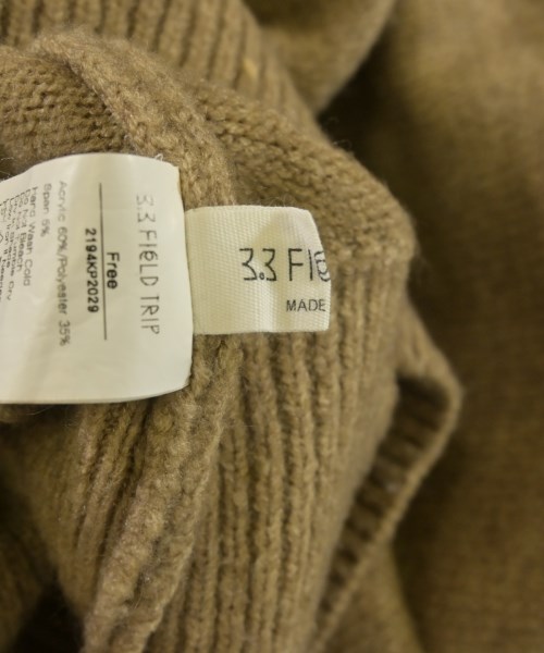 3.3 Field Trip（３．３フィールドトリップ）ニット・セーター 茶 サイズ:F レディース/2200634233067
