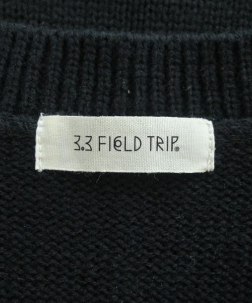 3.3 Field Trip（３．３フィールドトリップ）ニット・セーター 黒 サイズ:F レディース/2200656212255