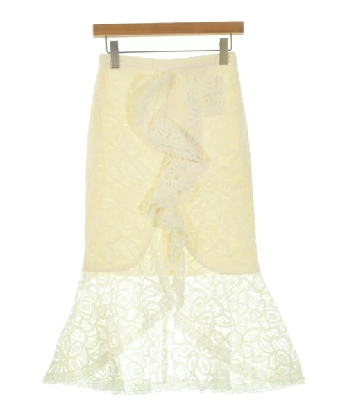 ALEXIS(アレクシス)ロング・マキシ丈スカート 白 サイズ:XS/2200630627051