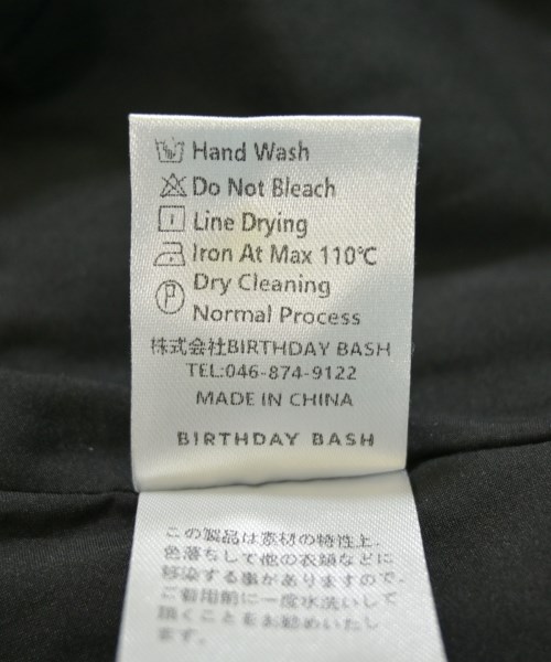 BIRTHDAY BASH（バースデーバッシュ）ブラウス 黒 サイズ:F レディース/2200617257028