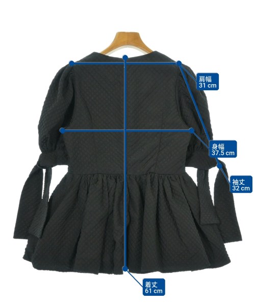 BIRTHDAY BASH（バースデーバッシュ）ブラウス 黒 サイズ:F レディース/2200617257028