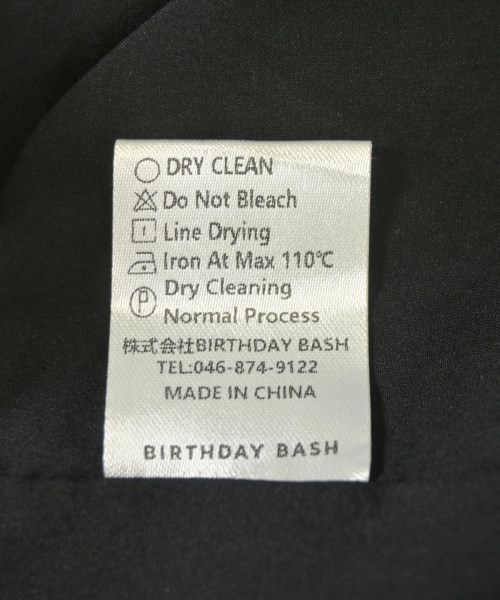BIRTHDAY BASH（バースデーバッシュ）ブラウス 黒 サイズ:-(S位) レディース/2200671486112