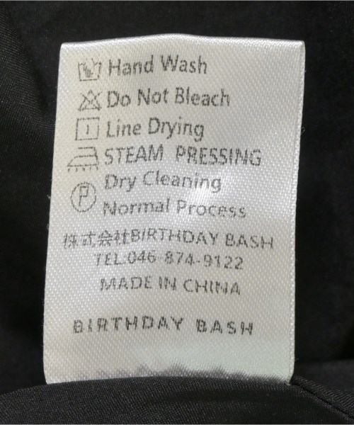 BIRTHDAY BASH（バースデーバッシュ）ワンピース 黒 サイズ:-(M位) レディース/2200668236027