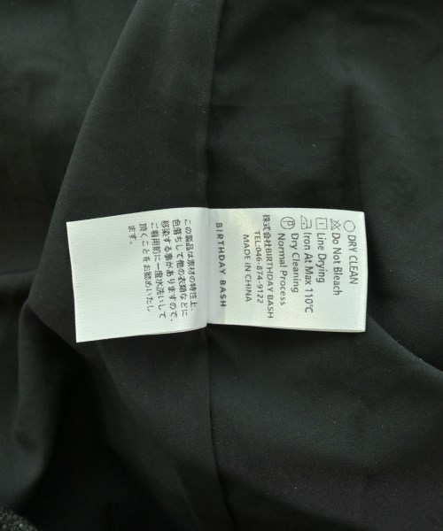 BIRTHDAY BASH（バースデーバッシュ）ワンピース 黒 サイズ:-(M位) レディース/2200668236058