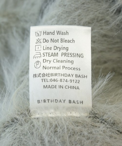 BIRTHDAY BASH（バースデーバッシュ）ニット・セーター グレー サイズ:F レディース/2200704782464