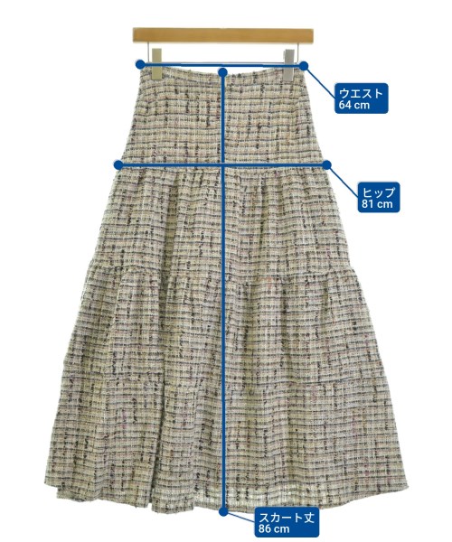 BIRTHDAY BASH（バースデーバッシュ）ロング・マキシ丈スカート ベージュ サイズ:-(M位) レディース/2200667137530