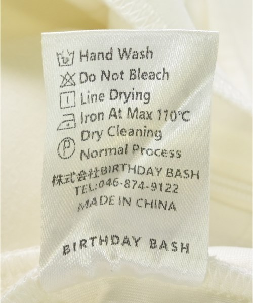 BIRTHDAY BASH（バースデーバッシュ）ワンピース 白 サイズ:-(M位) レディース/2200691597010