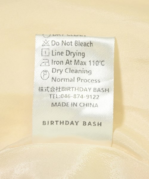 BIRTHDAY BASH（バースデーバッシュ）ブラウス 白 サイズ:F レディース/2200693432012