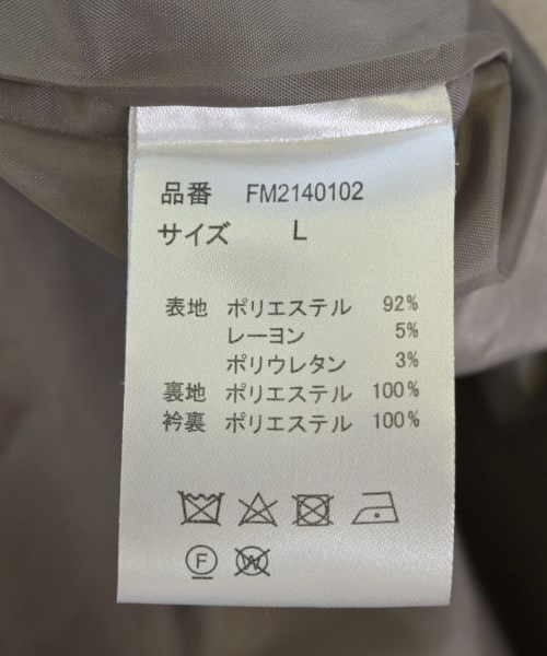 Confirm（コンファーム）チェスターコート ベージュ サイズ:L メンズ/2200722478011