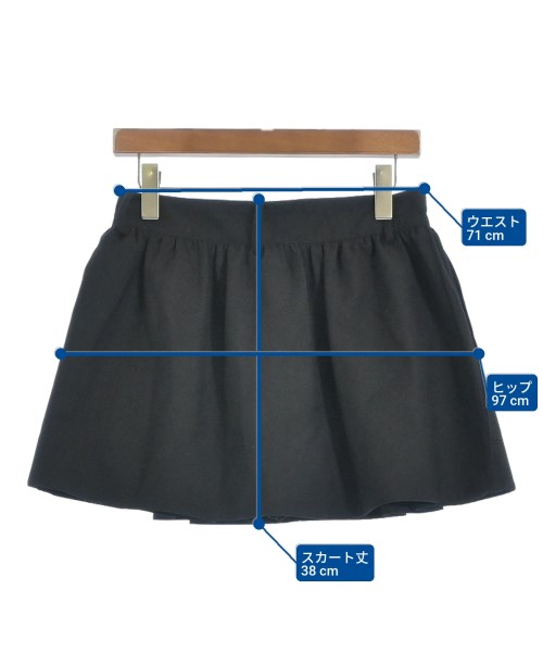 Fano Studios（ファノストゥディオズ）ミニスカート 黒 サイズ:M レディース/2200623096017