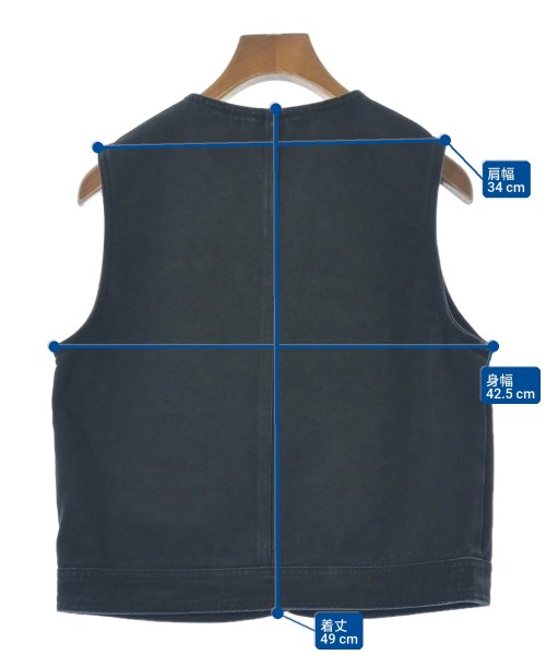 Fano Studios（ファノストゥディオズ）ベスト 黒 サイズ:S レディース/2200657223014