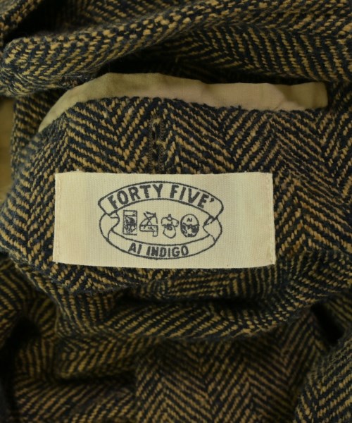 FORTY FIVE（フォーティファイブ）カジュアルジャケット 茶 サイズ:2(M位) メンズ/2200712744010