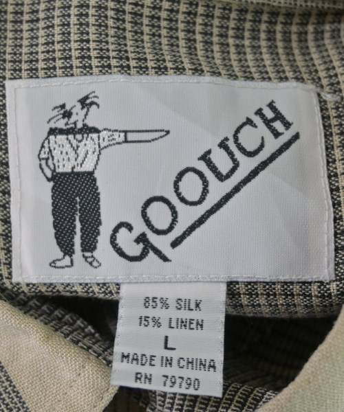 GOOUCH（グーチ）カジュアルシャツ ベージュ サイズ:L メンズ/2200621327090