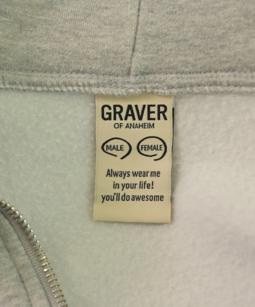 GRAVER OF ANAHEIM（グレイバーオブアナハイム）パーカー グレー サイズ:L メンズ/2200610595011