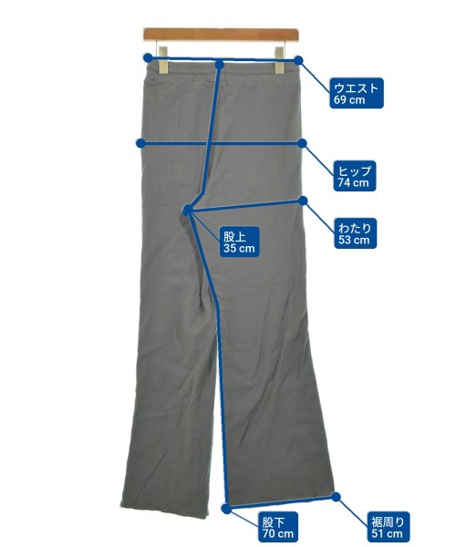 GREYCHORD（グレイコード）スウェットパンツ グレー サイズ:1(S位) レディース/2200634460531