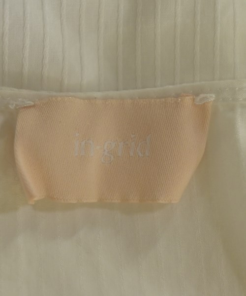 in-grid（イングリッド）カジュアルシャツ 白 サイズ:10(XXL位) レディース/2200638751024