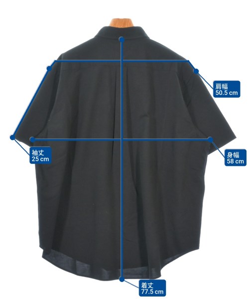 KANEMASA PHIL.（カネマサフィル）カジュアルシャツ 黒 サイズ:2(M位) メンズ/2200624135050