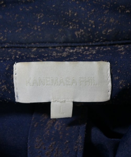 KANEMASA PHIL.（カネマサフィル）カジュアルシャツ 紺 サイズ:L メンズ/2200694748013