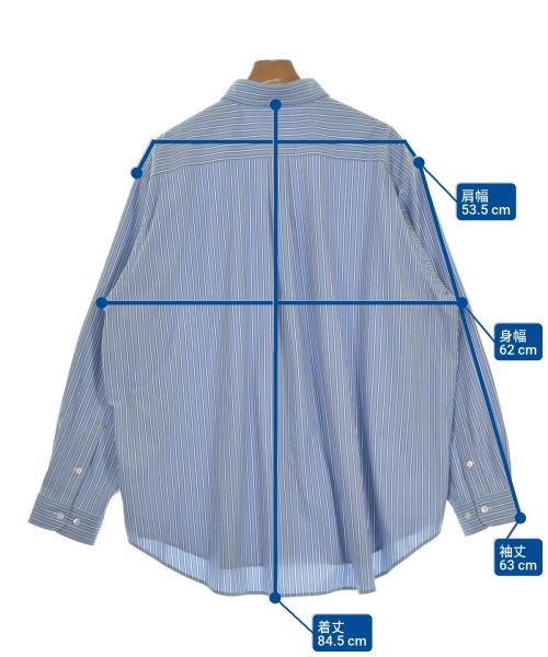 KANEMASA PHIL.（カネマサフィル）カジュアルシャツ 青 サイズ:L メンズ/2200657026042