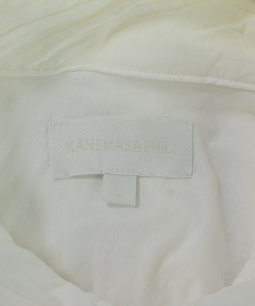 KANEMASA PHIL.（カネマサフィル）カジュアルシャツ 白 サイズ:L メンズ/2200713031058