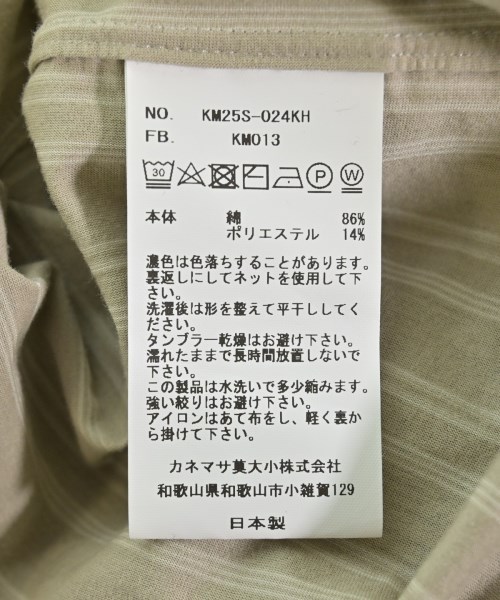 KANEMASA PHIL.（カネマサフィル）カジュアルシャツ ベージュ サイズ:M メンズ/2200716389118