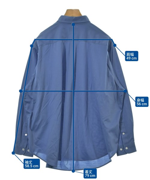 KANEMASA PHIL.（カネマサフィル）カジュアルシャツ 青 サイズ:M メンズ/2200662820130