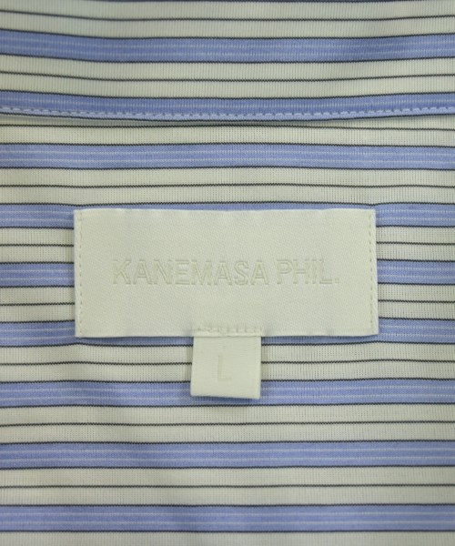 KANEMASA PHIL.（カネマサフィル）カジュアルシャツ 青 サイズ:L メンズ/2200729041041