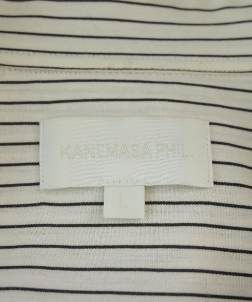 KANEMASA PHIL.（カネマサフィル）カジュアルシャツ 白 サイズ:L メンズ/2200735480018