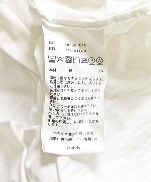 KANEMASA PHIL.（カネマサフィル）カジュアルシャツ 白 サイズ:L メンズ/2200722566060