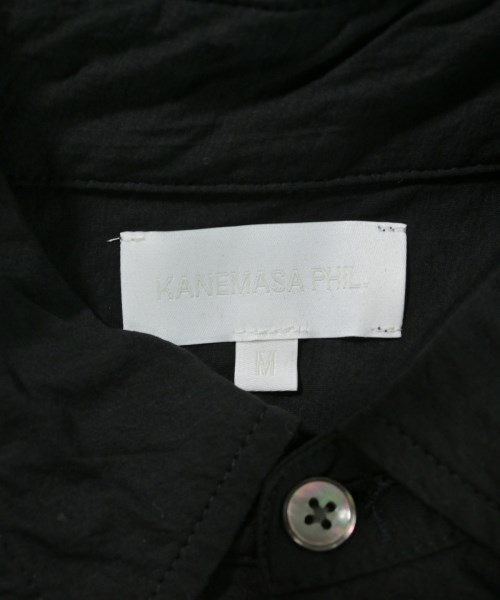 KANEMASA PHIL.（カネマサフィル）カジュアルシャツ 黒 サイズ:M メンズ/2200727164025