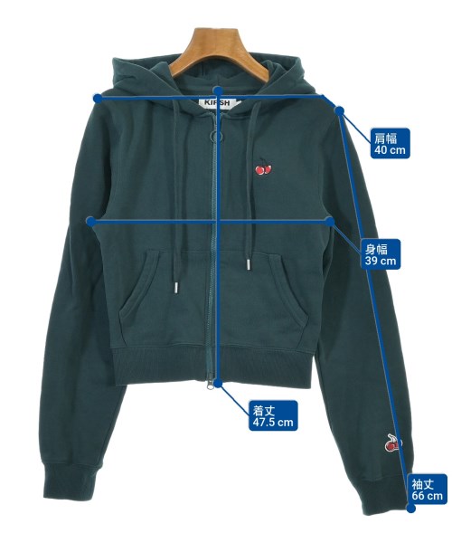 KIRSH（キルシー）パーカー 緑 サイズ:1(S位) レディース/2200642862235