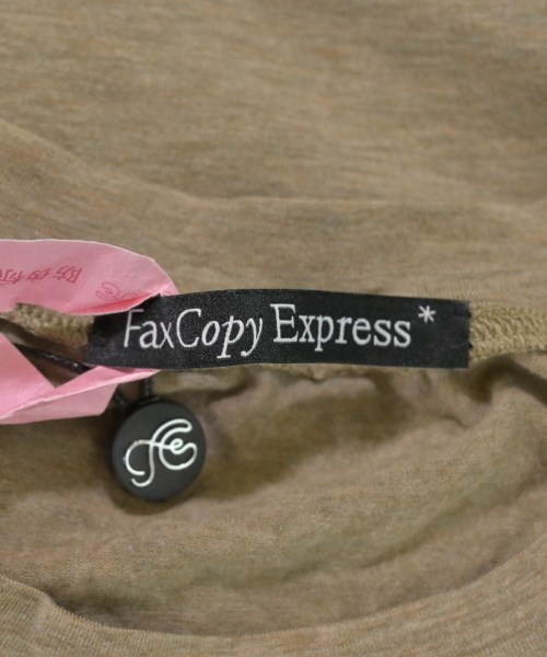 FAX COPY EXPRESS（ファックスコピーエクスプレス）Tシャツ・カットソー 茶 サイズ:S レディース/2200615445083