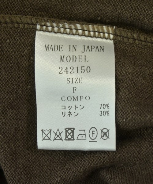 maison de R（メゾンドアール）ニット・セーター 茶 サイズ:F レディース/2200704432048