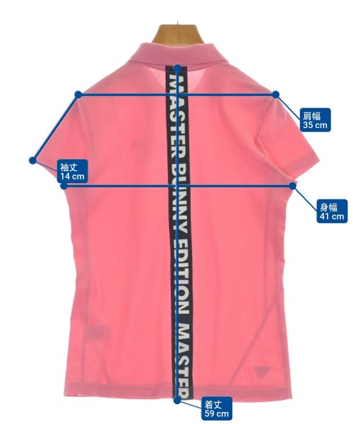 MASTER BUNNY EDITION（マスターバニーエディション）ポロシャツ ピンク サイズ:0(XS位) レディース/2200643844094