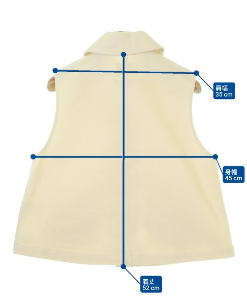 Peppino Peppino Denim（ペッピーノペッピーノデニム）ベスト 白 サイズ:0(XS位) レディース/2200668279048