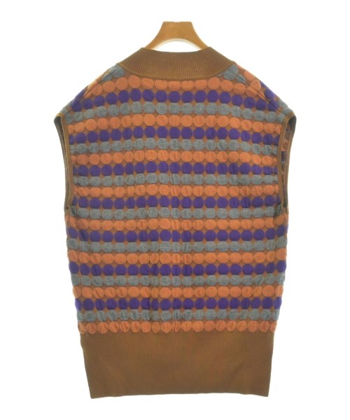 Plus Plus（プラスプラス）ベスト 茶 サイズ:F レディース/2200622544014