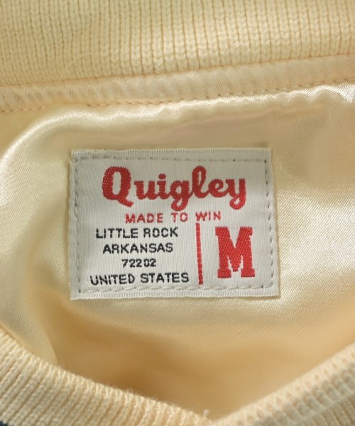 QUIGLEY（キグリー）スタジャン 白 サイズ:M メンズ/2200614045451
