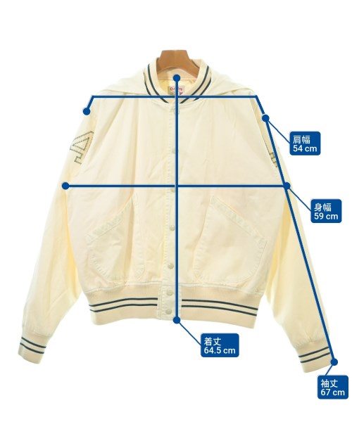 QUIGLEY（キグリー）スタジャン 白 サイズ:M メンズ/2200614045451