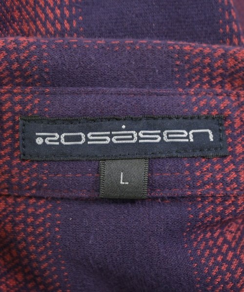 Rosasen（ロサーセン）カジュアルシャツ 赤 サイズ:L メンズ/2200628915047