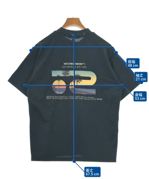 Rosasen（ロサーセン）Tシャツ・カットソー 紺 サイズ:M メンズ/2200616246023