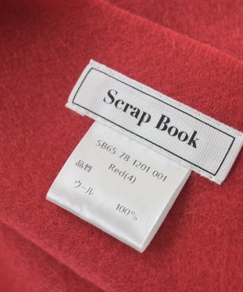 Scrap Book（スクラップブック）マフラー 赤 サイズ:- レディース/2200648808107