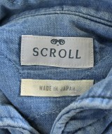 SCROLL（スクロール）カジュアルシャツ 青 サイズ:LL メンズ/2200632522323