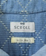 SCROLL（スクロール）カジュアルシャツ 青 サイズ:XL メンズ/2200623498088